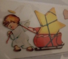 Daisy D’s Rub-On Transfers Kitschy Angels Christmas Rare