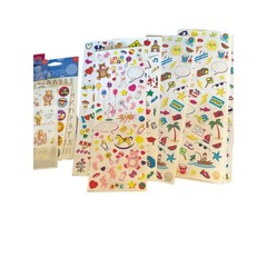 Vintage Sticker Lot Mrs. Grossman Sticker School Animals Letters Mix Brands
