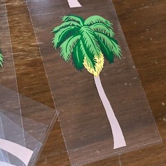 10 Mrs Grossmans Palm Tree Stickers Coconut Vacation Beach Tropical Sun Resort