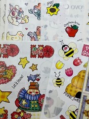 PROVO CRAFT Stickers & Borders & Vellum Die Cuts Vintage Lot Bears Birdhouse 90s