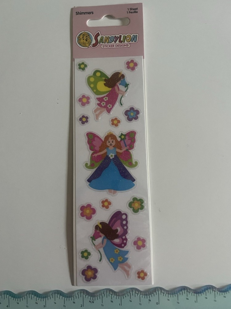 SANDYLION Vintage Stickers Fairies New in Package