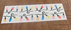VINTAGE 2 X 6″ MRS GROSSMAN STICKERS CHRISTMAS LIGHTS 1989 RETIRED