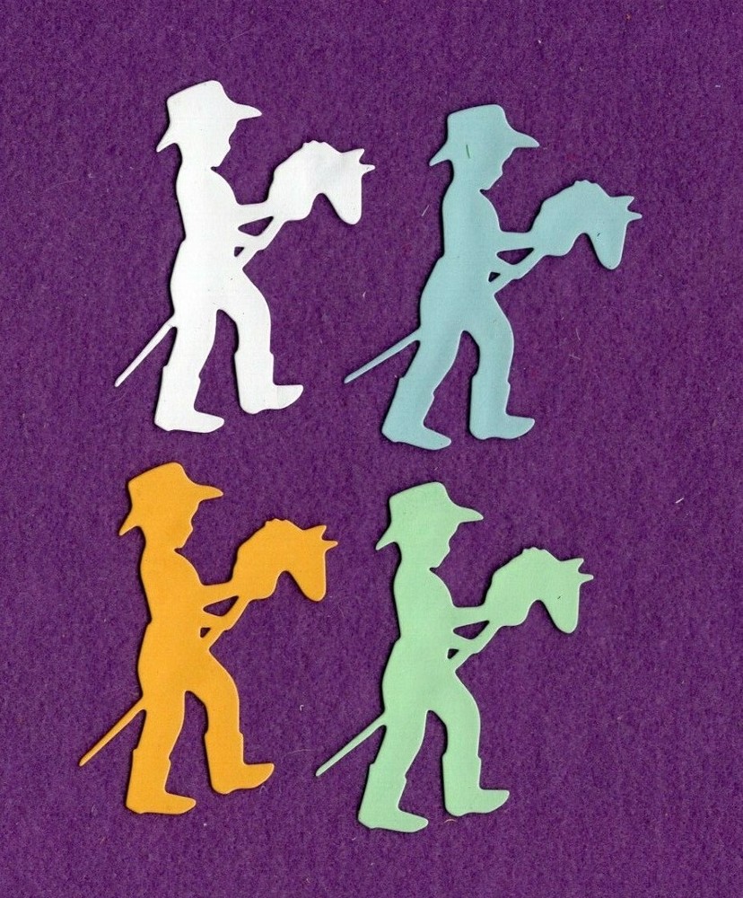 HOBBY HORSE die cuts scrapbook cards