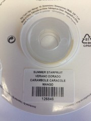 «SUMMER STARFRUIT» Stampin’Up! RETIRED 3/8″ SATIN STITCHED Ribbon 10 Yards each