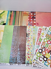 BASIC GREY ‘OBSCURE’ PAPER LOT PLUS MORE BASICGREY SCRAPBOOK PAPER JOURNALING