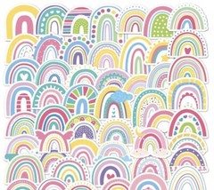 10 Random Pastel Rainbow Stickers