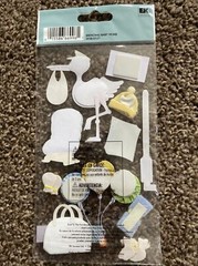 Jolee’s Boutique Scrapbooking Stickers BRINGING HOME BABY Boy NIP Rare Vintage