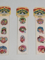 Cabbage Patch Kids Scratch ‘N Sniff Stickers VTG 1983 ** Lot of 4 **