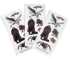 Paper House Productions Harry 3 Half-Sheet Sticker Pack, Hagrid’s Creatures