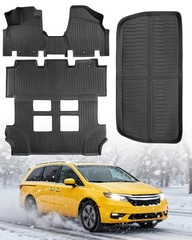 DiffCar® for Honda Odyssey Floor Mats 2011 2012 2013 2014 2015 2016 2017 (F