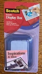 NEW 3M Scotch Keepsake Rectangle Display Box 3 Boxes (2″x2.5″x.25″)Photo Safe 3D