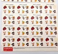 Scholastic Book Club Clifford The Big Red Dog & More Stickers, Over 180 Ct. 2001