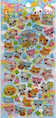 Crux Vintage Happy Picnic Rare 3D Sticker Sheet