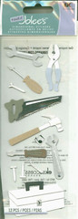 Tools Toolbox Handyman DIY Hammer Screwdriver Pliers Wrench Saw Jolee’s Stickers