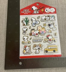 (Set Of 2) Peanuts Snoopy Foil Stickers