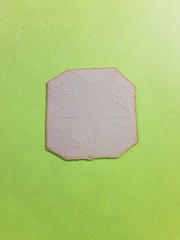 vintage 80’s STICCA green sparkly stars small sticker module