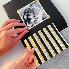 Creative White Photo Corners – Acid-Free Self-Adhesive, Perfect for Scrapbooks