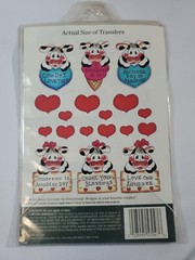 Plaid Rub On Transfers «Country Critters» Lot of 3 No. 57047 Cow Sayings