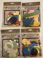 Pixie Press Vibrant Tags Mix Coordinated Die Cut Shapes Bright Colors Scrapbook