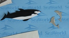 SEAWORLD Adventure Parks Epoxy Stickers & 58 other Stickers Scrapbook Pages NEW
