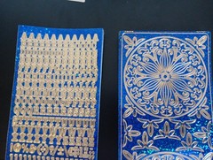 2X HOLOGRAPHIC STICKERS SCRAPBOOKING NEW (ST1066) LET/NUMB 1 CM/MANDALA