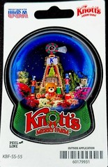 KNOTTS MERRY FARM STICKER✨🚂🎄🐻🎁🚂✨3 1/2” X 2 3/4”✨GLOSSY✨LEST HAVE FUN❤️💫