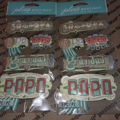 Grandpa Gpa Gramps Grandad Papa Jolee’s 3D Stickers. Lot of 2 Brand New