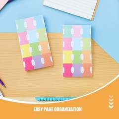 480Pcs Tear Resistant Monthly Tabs Stickers Writable Planner Labels for Office