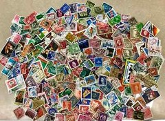 100 Worldwide Stamps – Used, Off Paper – NO DUPLICATES! Free Shipping