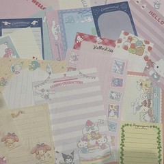 Kawaii Memo Sheets Grab Bag (25 pcs) Kirby, Sanrio, San-X Japanese memo pad cute