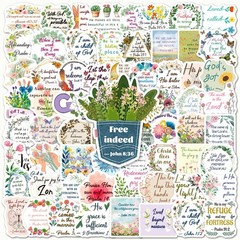 200 Pcs Inspirational Bible Verse Stickers for Water Bottle Scrapbook Laptop