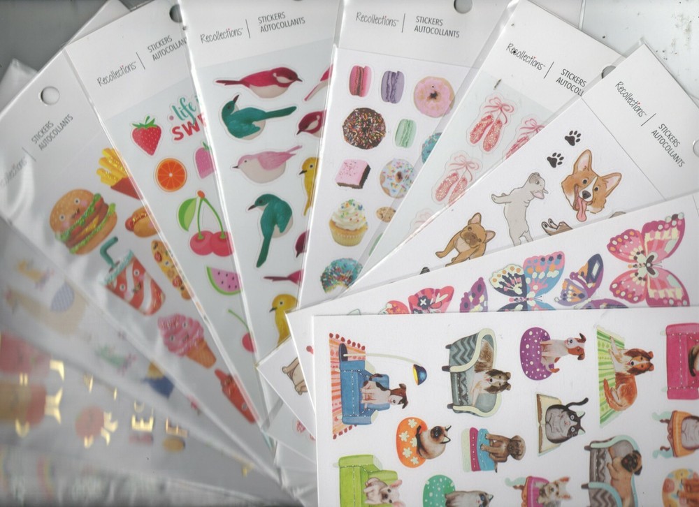 Recollections Sticker varieties~Planner/Cards/Everyday~Super Cute! U PICK QK SHP