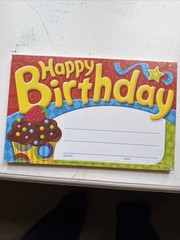TREND Happy Birthday The Bake Shop Recognition Awards 5-1/2″ x 8-1/2″ 30 Count