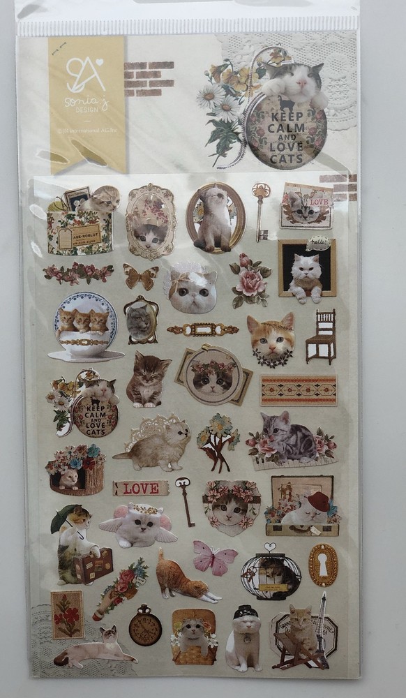 Lovely Cat Stickers Sonia J