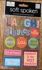 SOFT SPOKEN LAUGH LOL SMILE Giggle ENJOY Best GOOD TIMES Friends Funny Stickers