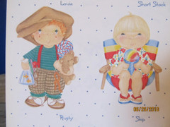 8 Sheets Tie Me To The Moon Dimple Street Gang Summer Boys Stickers