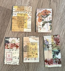 Hidden Paper Clips Tags Junk Journal Collage Embellishments Decorative 5