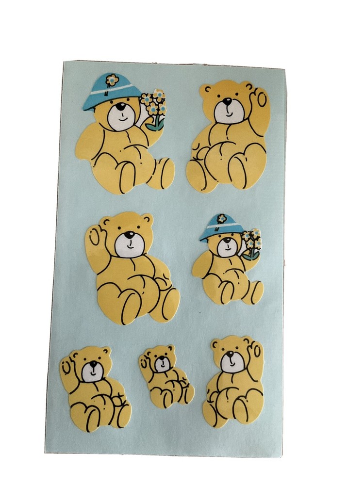 Vintage StickerMagic Bears