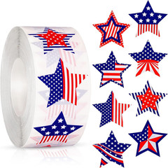 1000 Pieces 4Th of July American Flag Stickers Party Supplies for Independence D