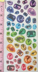 Violette Stickers Rainbow Holographic Gem Party Crafts Planner Supply Scrapbook