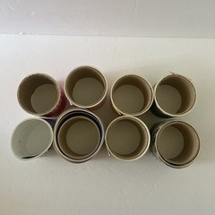 Mrs. Grossman’s Lot of 8 Rolls of Stickers By The Yard – Rainbow Colors Borders
