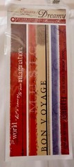 Tuscany Dreamy Transparency 12″ Page Borders Scrapbook Embellishments Cards 5M