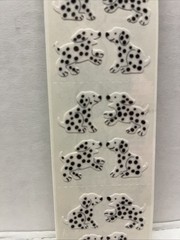 Rare Fuzzy Dalmatian Dog Puppy ￼Stickers – Sandylion Sticker Designs –