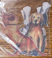 DMD Paper Reflections Vellum Die Cuts Pets Dog Cat Fish Hamster Turtle Scrapbook