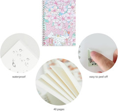 YUATCYA Reusable Sticker Collecting Book Storage Album with 40 Sheets Blank Rele