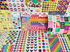 Happy Lot Of Stickers 35+ Sheets Mixed Themes – VARIOUS BRANDS | SHAPES & SIZES