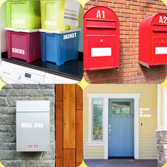 500 Pieces 10 Sheets Letter Stickers,Self Adhesive Vinyl Waterproof Mailbox Numb