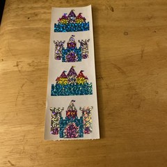 Mrs. Grossman’s Stickers | GLITTER CASTLE | Retired 1994 Creative Memories