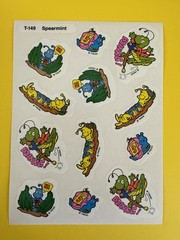 Vintage Trend Enterprises Scratch And Sniff Stinky Stickers Sheet 80’s