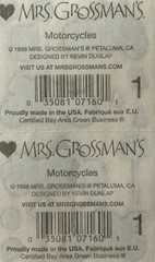 MOTORCYCLE Foil Stickers(14pc)Mrs. Grossman’s•Riding•Helmet•Speed •Route 66•Road
